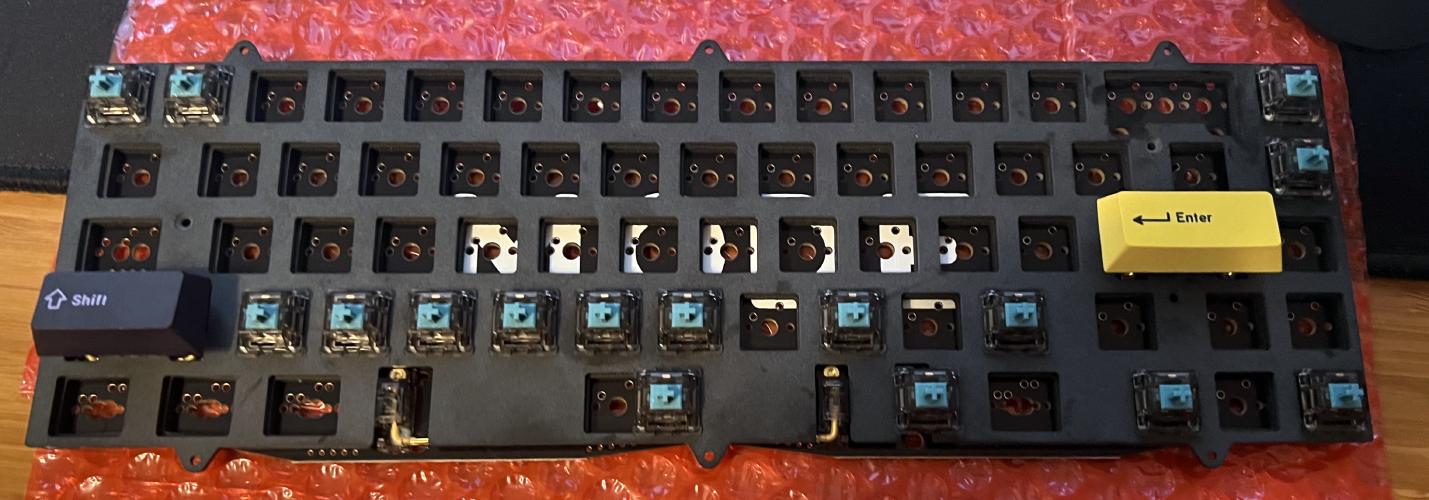 PCB with switches